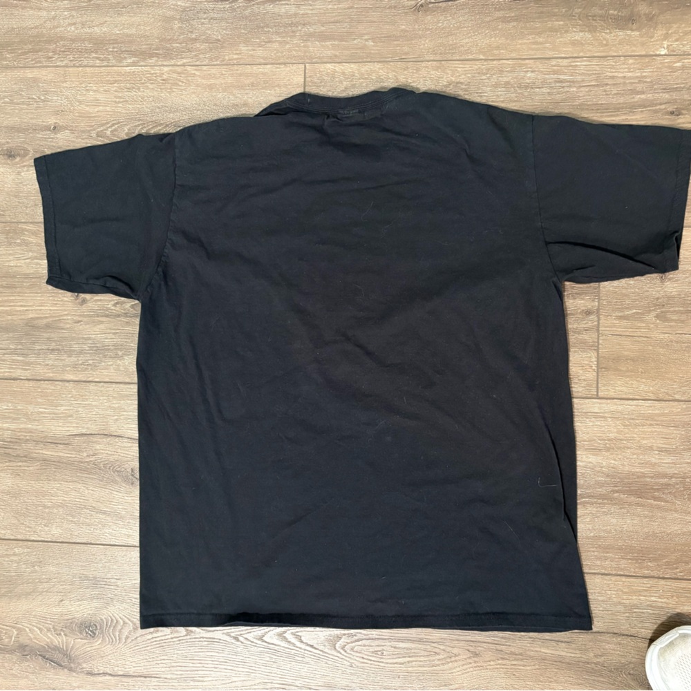 Black Graphic Tee - Gingerbread Xmas Design - Picture 3 of 3